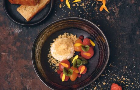 Goat cheese mousse