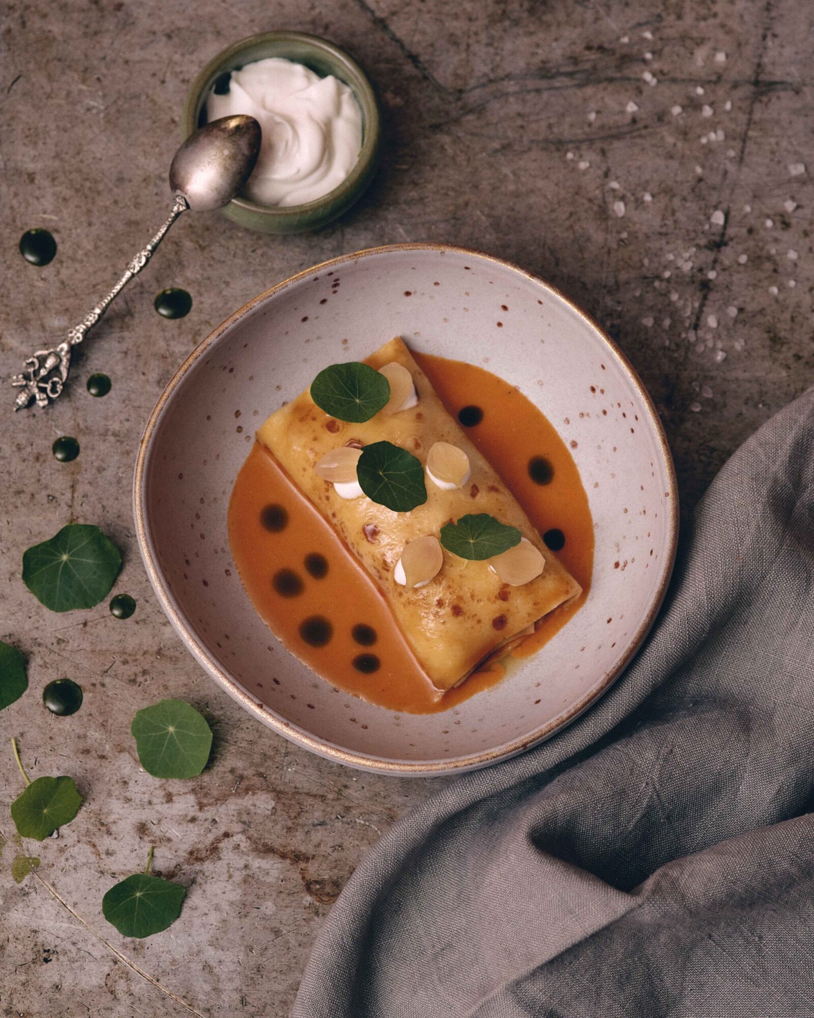 Hortobágyi-style crêpe